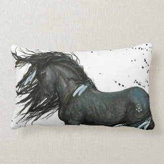Almofada Lombar Cavalo preto pelo travesseiro de Bihrle