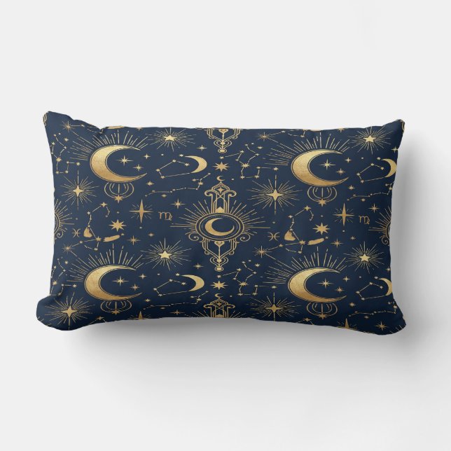 Almofada Lombar Celestial Gold Pillow (Frente)