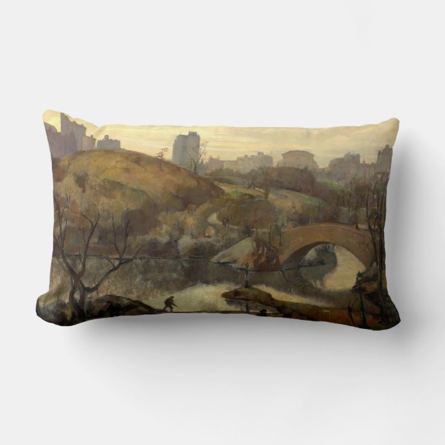 Almofada Lombar Cena no Central Park (Nova Iorque, NY, EUA) (Frente)