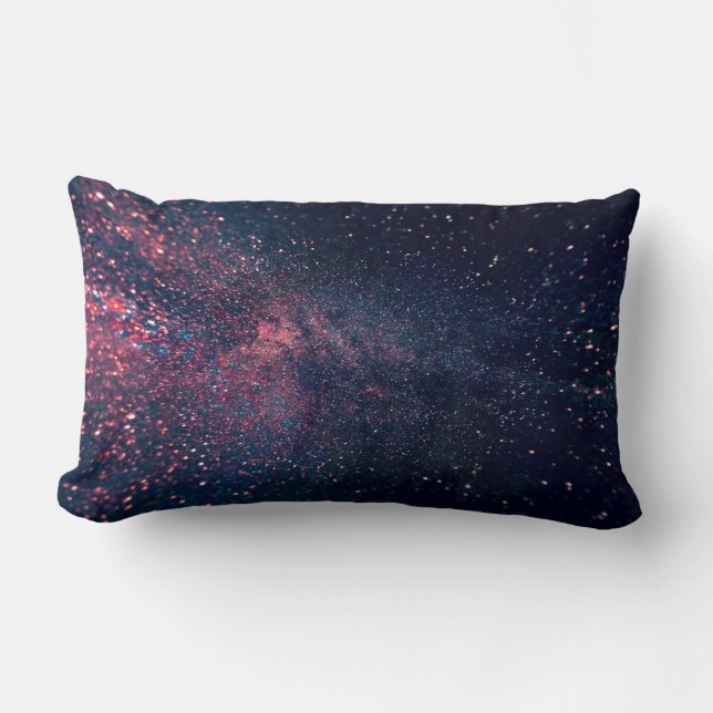 Almofada Lombar Céus azuis cheios de estrelas (Frente)