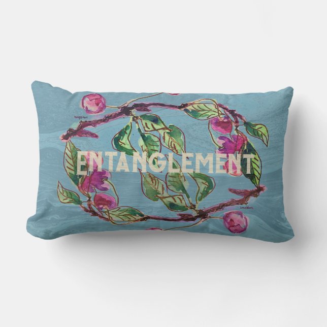 Almofada Lombar Cherry Branch Entanglement (Frente)