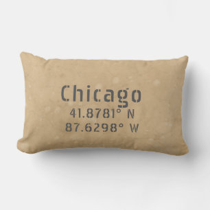 Almofada Lombar Chicago Latitude Longitude II