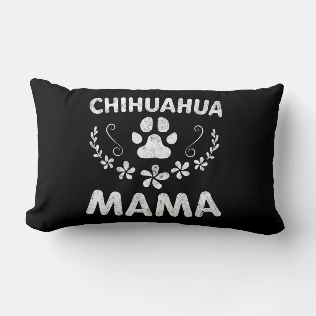 Almofada Lombar Chihuahua Mama (Frente)