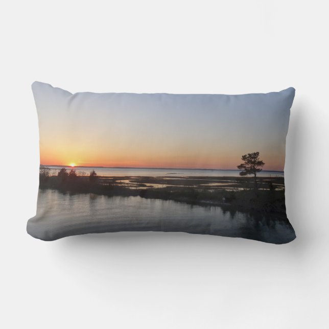 Almofada Lombar Chincoteague Sunset I Virginia Landscape (Frente)