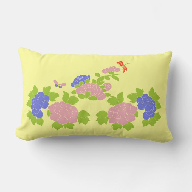 Almofada Lombar Chinoiserie (Frente)