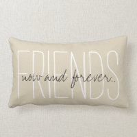 CHIQUE PILLOW_ " AMIGOS… agora e para sempre… "