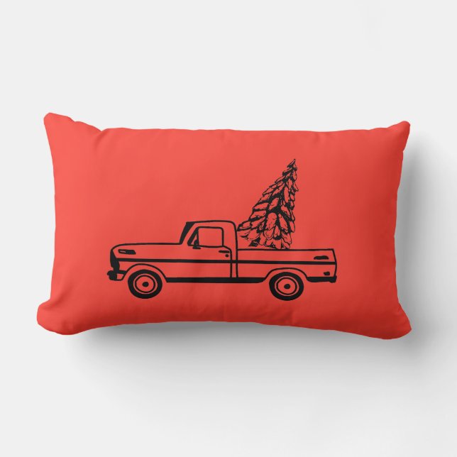 Almofada Lombar Christmas tree truck (Frente)