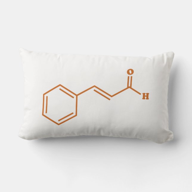 Almofada Lombar Cinamaldeído Cinamaldeído Fórmula Química Molecula (Verso)