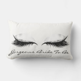 Almofada Lombar Cinza Branca Maqueamento Metálico Pisca Brito Gord