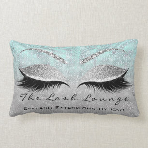 Almofada Lombar Cinza Litter Makeup Lashes Beauty Aqua