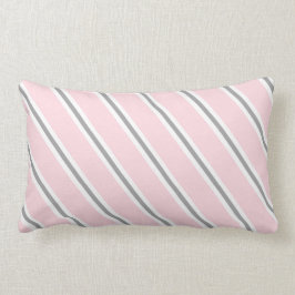 Almofada Lombar Cinzas cor-de-rosa Decoração de infantaria