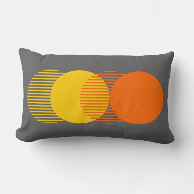 Almofada Lombar Círculos - Minimalista (Frente)