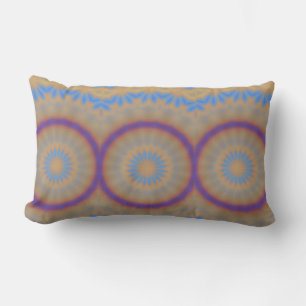 Almofada Lombar Círculos púrpura, azul, amarelo