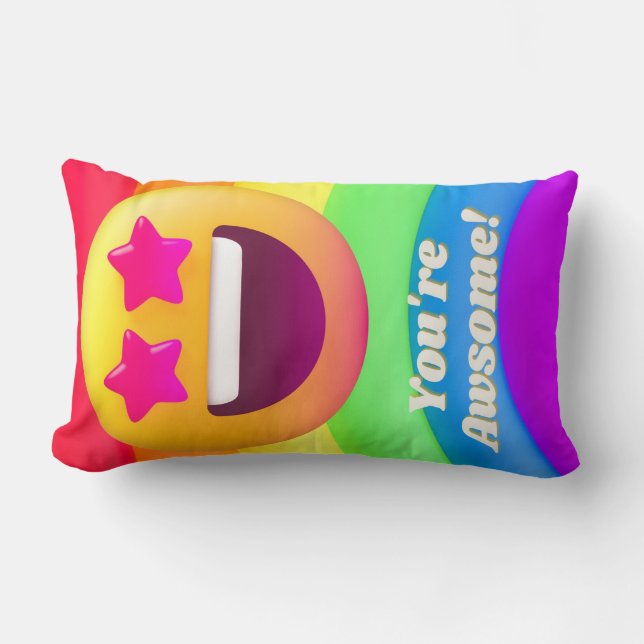 Almofada Lombar citações de ícones (Frente)