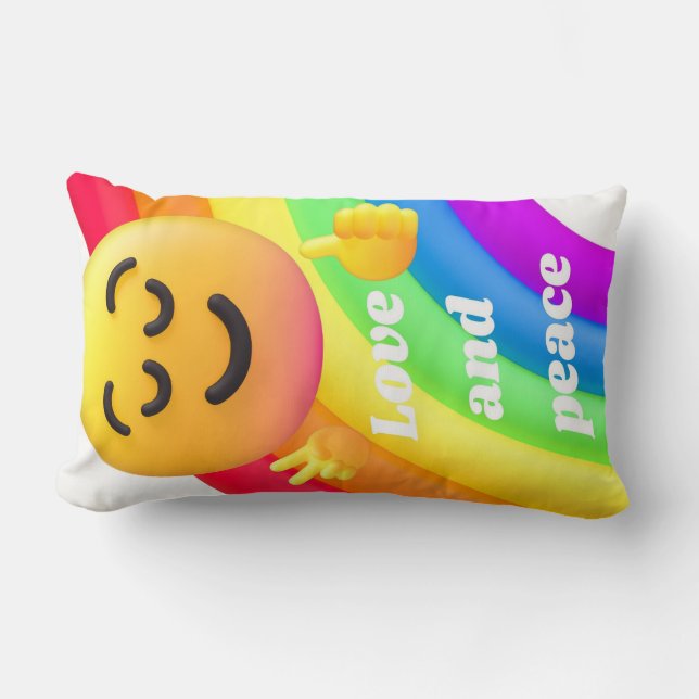 Almofada Lombar citações de ícones (Frente)