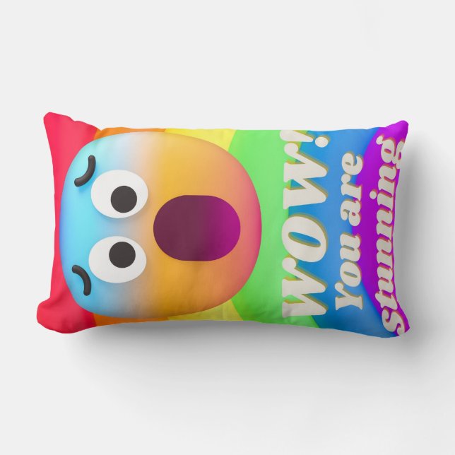 Almofada Lombar citações de ícones (Frente)