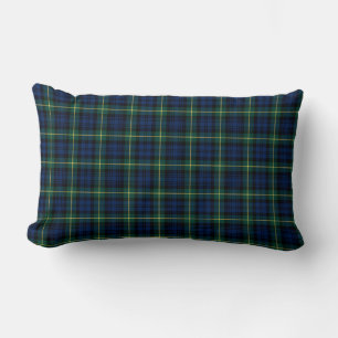 Almofada Lombar Clã Tartan escocês azul e verde de Gordon