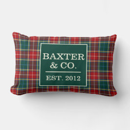 Almofada Lombar Clan Baxter Tartan Xadrez escocesa personalizada