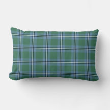 Clan Irvine Tartan Light Blue and Green Xadrez