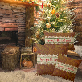 Almofada Lombar Clássico Nostálgico William Morris Pattern Holiday