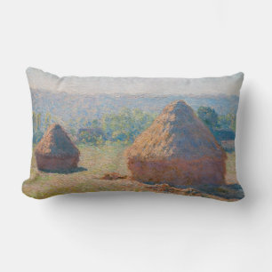 Almofada Lombar Claude Monet - Haystacks, fim do Verão