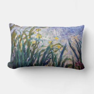 Almofada Lombar Claude Monet - Irrisões Amarelo e Roxo