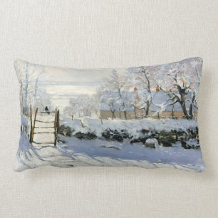 Almofada Lombar Claude Monet o Magpie