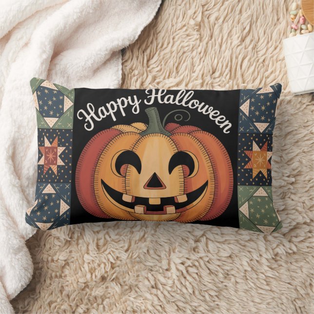 Almofada Lombar Cobrir Whimsical Jack-O'-Lanterna (Cobertor)