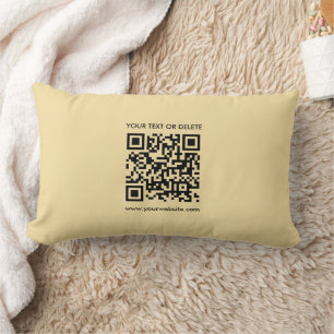 Almofada Lombar Código QR de Modelo Simples Elegante Moderno Perso
