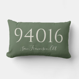 Almofada Lombar Código Zip e Boas-vindas à Cidade