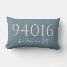 Almofada Lombar Código Zip e Boas-vindas à Cidade