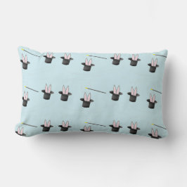 Almofada Lombar Coelhinho com um chapéu com uva mágica azul