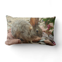 Coelho do bebê no travesseiro decorativo do acento