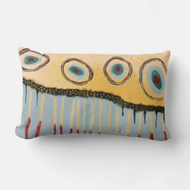 Almofada Lombar Coexistência pacificamente travesseiro lombar (Frente)