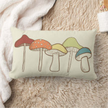 Cogumelos Rainbow Cottagecore Ilustrados