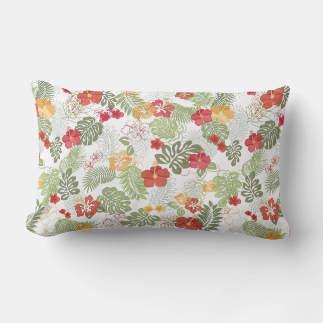 Almofada Lombar Cojín con estampado exotico (Frente)