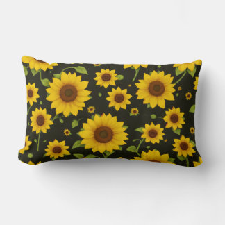 Almofada Lombar Cojín cute sunflowers