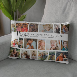 Almofada Lombar Colagem de Fotos Personalizada Nanna 18
