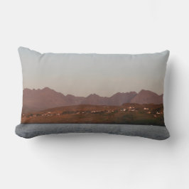 Almofada Lombar Colinas de Cuillin Reversíveis em Red Sunset Skye