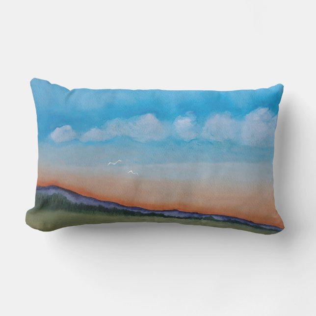 Almofada Lombar Colinas Sunset Graciosas (Frente)