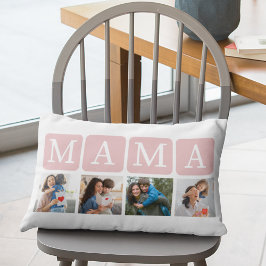 Almofada Lombar Collage of Photos of children, Gift for Mom