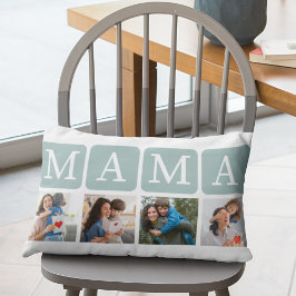 Almofada Lombar Collage of Photos of children, Gift for Mom