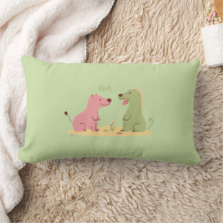 Almofada Lombar Colorful Animal Print Throw Pillow