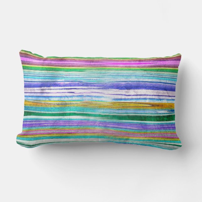 Almofada Lombar Colorful Stripes (Frente)