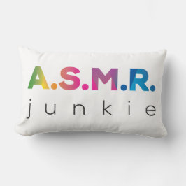 Almofada Lombar Colorida ASMR Junkie Black and White