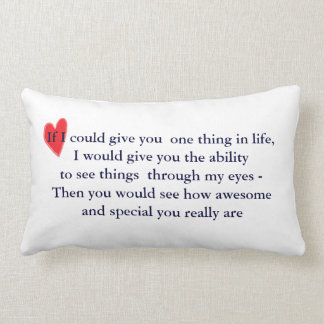 Almofada Lombar Como o Special você é travesseiro