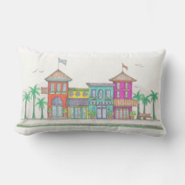 Almofada Lombar Compras tropicais no Travesseiro exterior