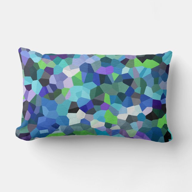 Almofada Lombar Confetes Violet Blues (Frente)