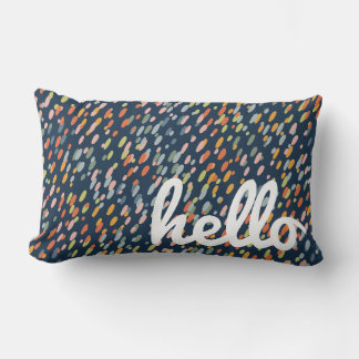 Almofada Lombar Confetti Dot, Moderno Painterino Bem-Vindo