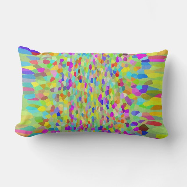 Almofada Lombar Confetti Garden Fringe (Frente)